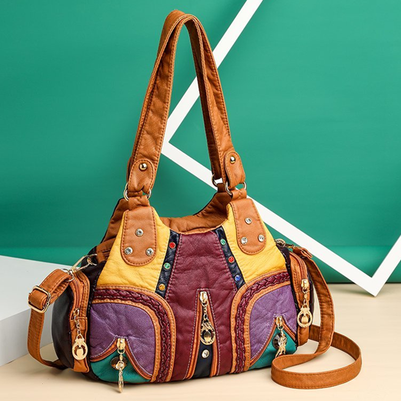 Chic Retro Ethnic Shoulder Bag for Women