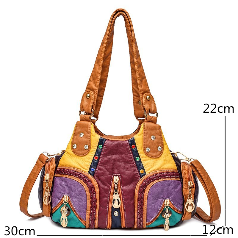 Chic Retro Ethnic Shoulder Bag for Women