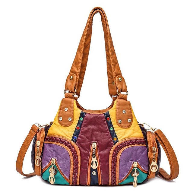 Chic Retro Ethnic Shoulder Bag for Women