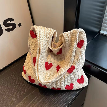 Handcrafted Wool Knit Bag