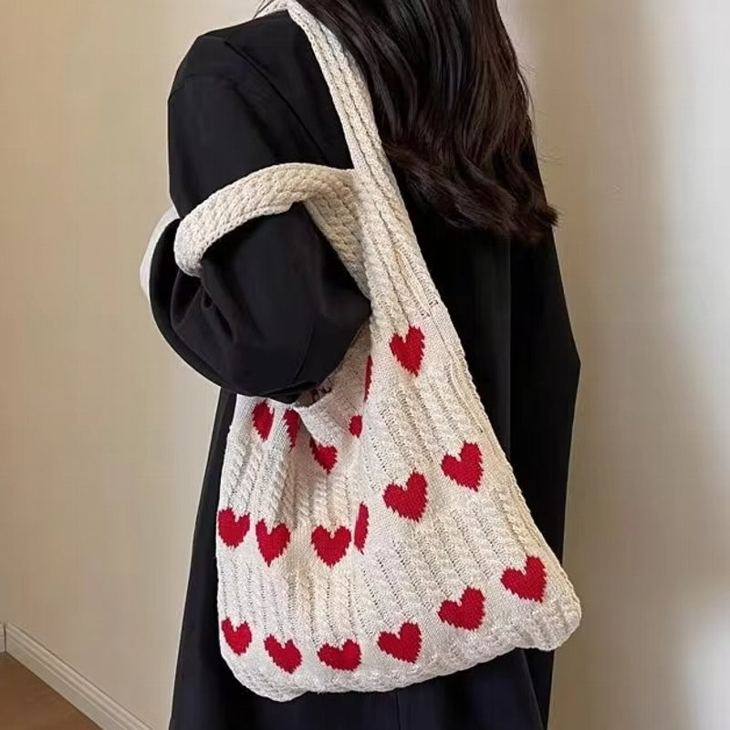 Handcrafted Wool Knit Bag