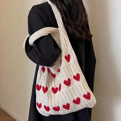 Handcrafted Wool Knit Bag