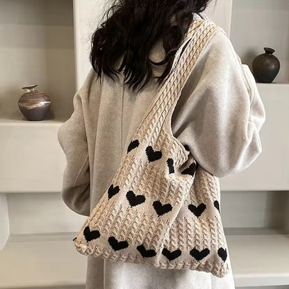 Handcrafted Wool Knit Bag