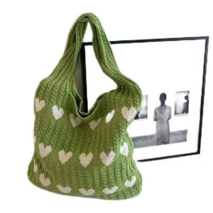 Handcrafted Wool Knit Bag
