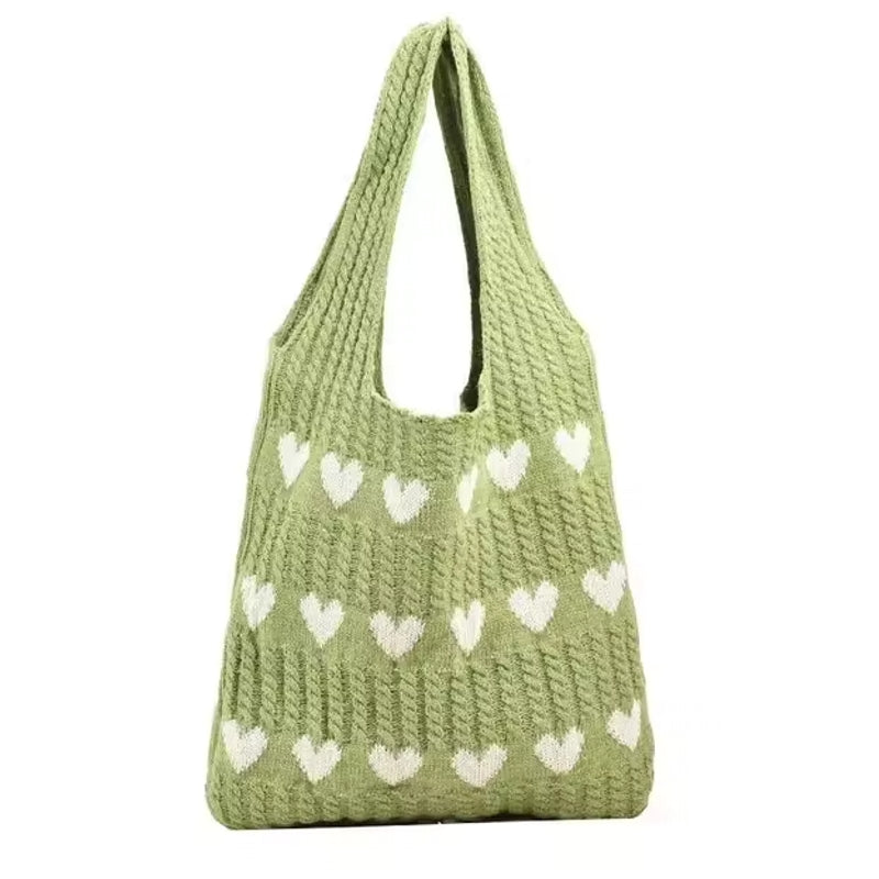 Handcrafted Wool Knit Bag