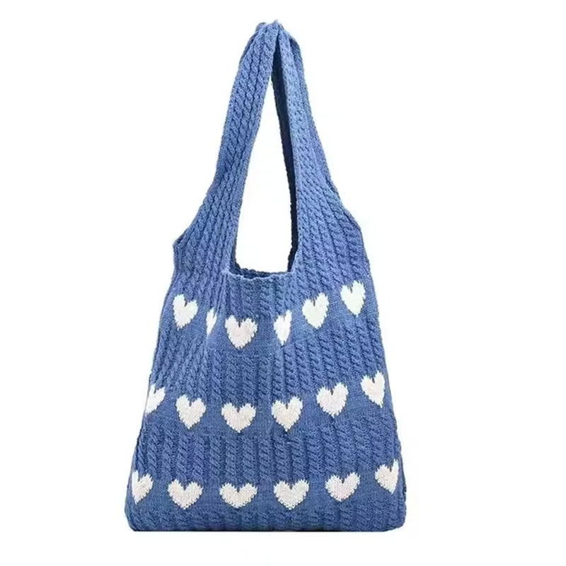 Handcrafted Wool Knit Bag