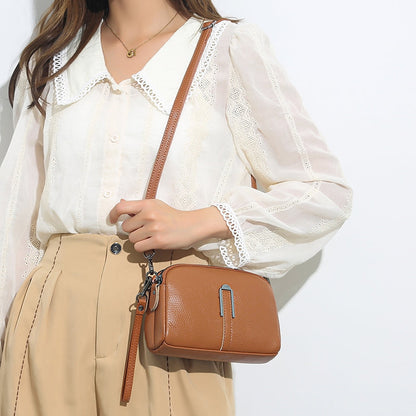 Authentic Leather Women's Clutch and Shoulder Bag