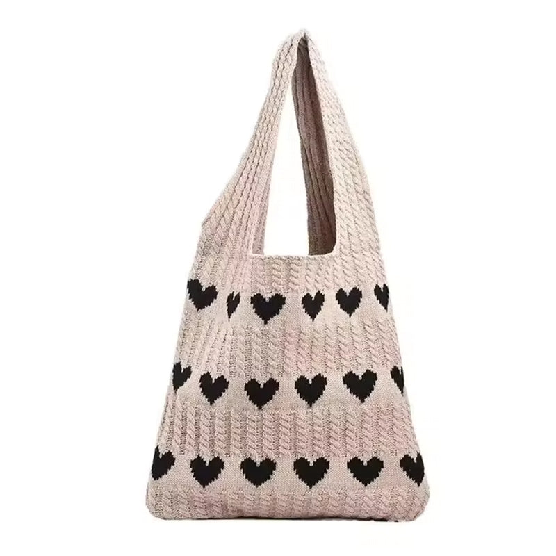 Handcrafted Wool Knit Bag