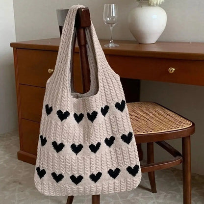 Handcrafted Wool Knit Bag