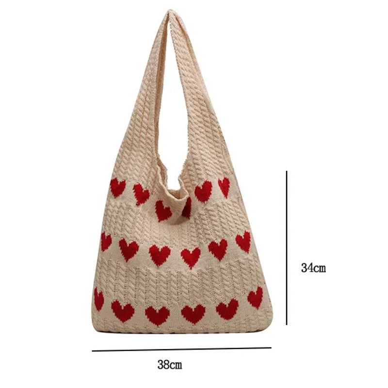 Handcrafted Wool Knit Bag