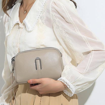 Authentic Leather Women's Clutch and Shoulder Bag