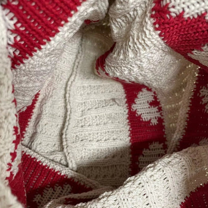 Handcrafted Wool Knit Bag