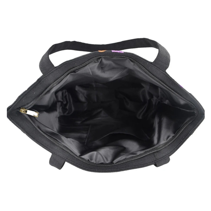 Bohemian-Inspired Canvas Tote Bag