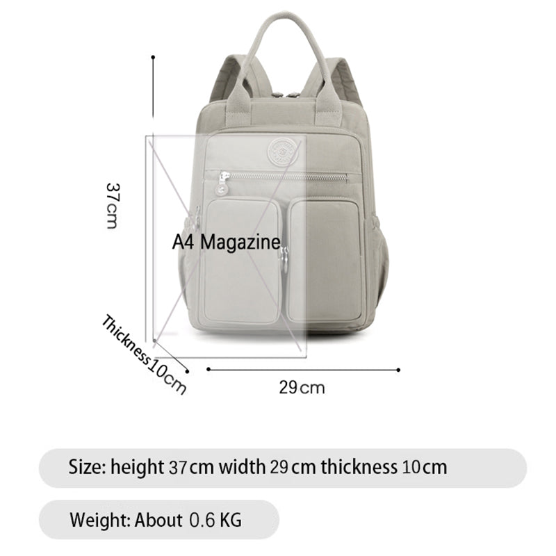 Stylish Women's Waterproof Nylon Lightweight Backpack
