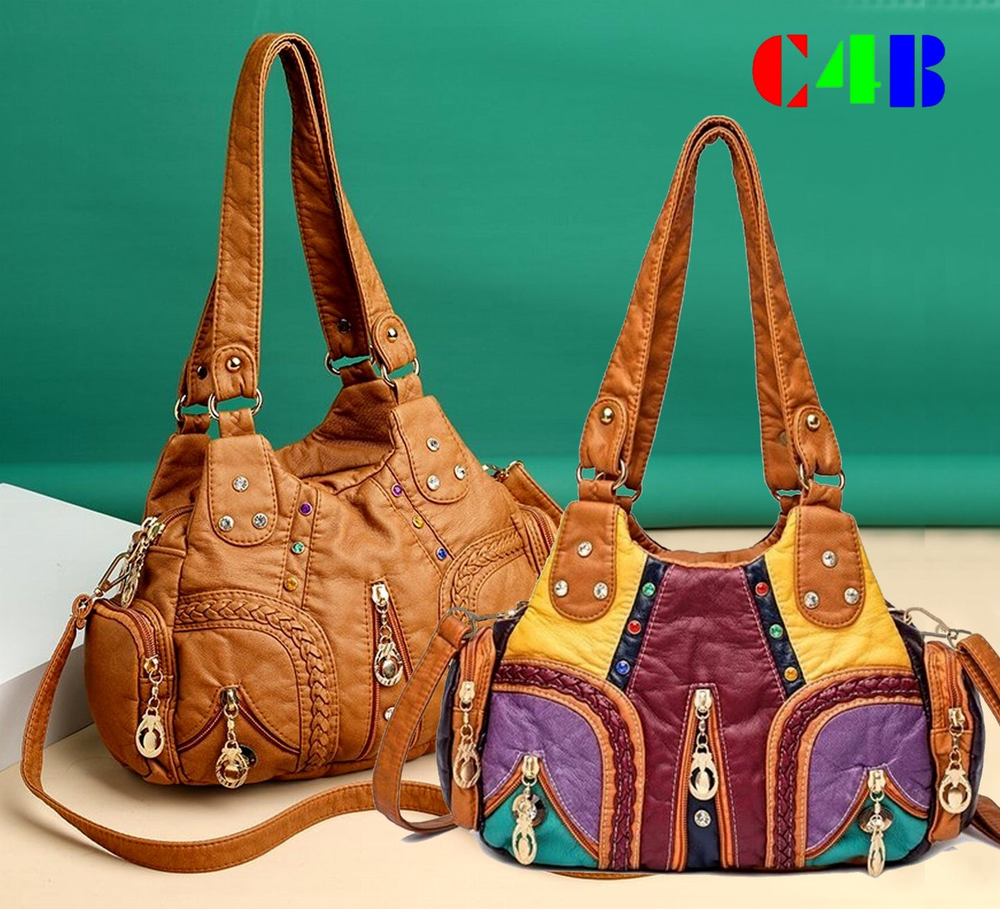 Chic Retro Ethnic Shoulder Bag for Women