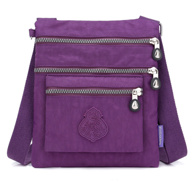 Ultra-Lightweight Multi-Layer Nylon Shoulder Bag for Women