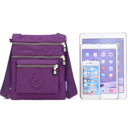 Ultra-Lightweight Multi-Layer Nylon Shoulder Bag for Women