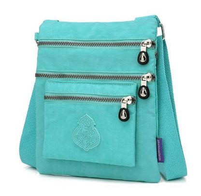 Ultra-Lightweight Multi-Layer Nylon Shoulder Bag for Women