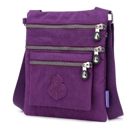 Ultra-Lightweight Multi-Layer Nylon Shoulder Bag for Women
