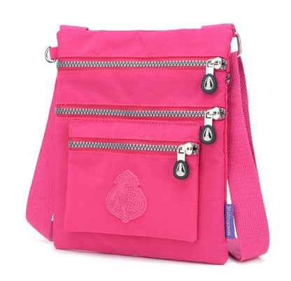 Ultra-Lightweight Multi-Layer Nylon Shoulder Bag for Women