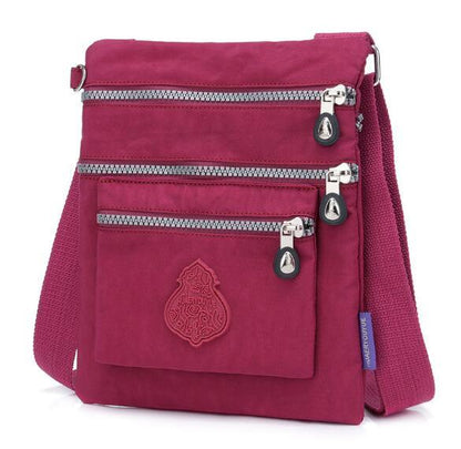 Ultra-Lightweight Multi-Layer Nylon Shoulder Bag for Women