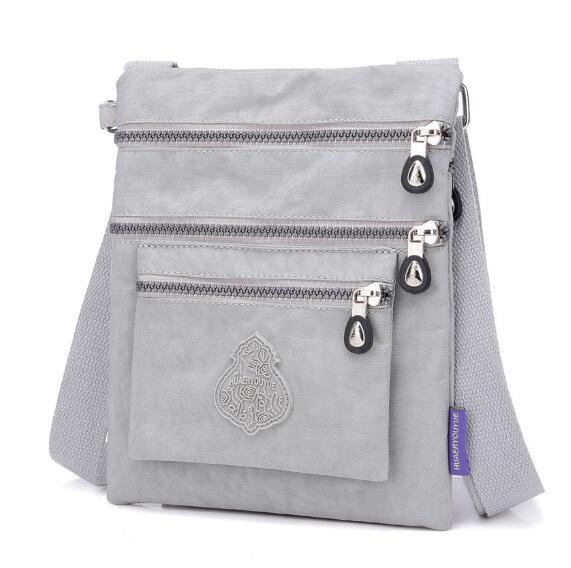 Ultra-Lightweight Multi-Layer Nylon Shoulder Bag for Women