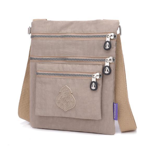 Ultra-Lightweight Multi-Layer Nylon Shoulder Bag for Women