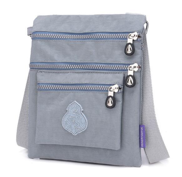 Ultra-Lightweight Multi-Layer Nylon Shoulder Bag for Women